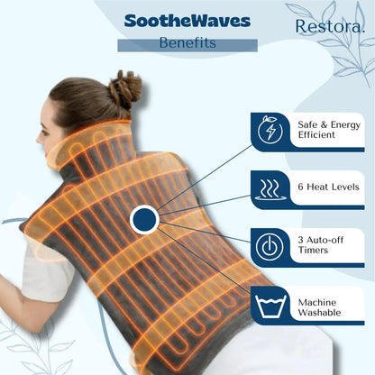 Restora - SootheWave Heating Pad Vest Restora